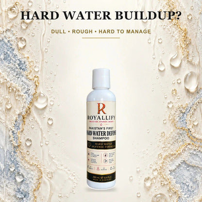Royallify Hard Water Defense Shampoo - Reduces Hair Fall & Damage - Royallify