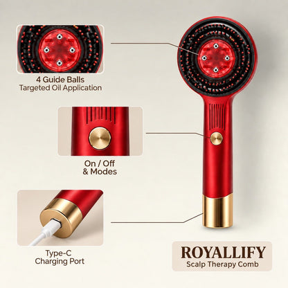 3-in-1 Royallify Scalp Therapy Comb - Royallify