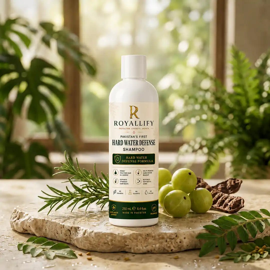 Royallify Hard Water Defense Shampoo - Reduces Hair Fall & Damage - Royallify