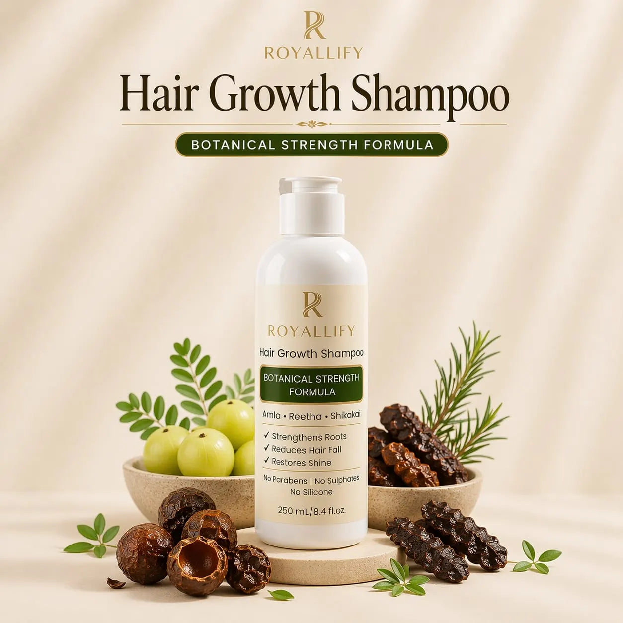 Pakistan's Best Hair Growth Shampoo - Royallify
