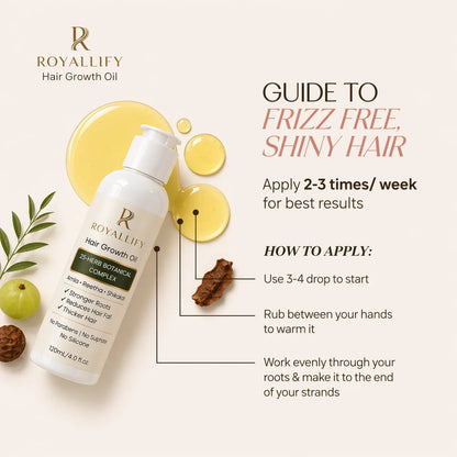 Royallify Hair Growth Oil – How to USe