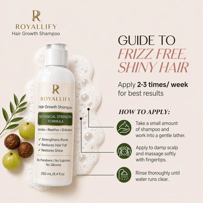 Royallify Hair Growth Shampoo – How to Use