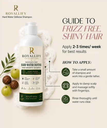 Royallify Hard Water Defense Shampoo – How to Use